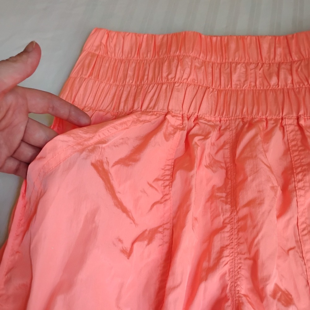 Free People Movement Pants Small The Way Home Jogger Windbreaker Neon Athletic - Picture 5 of 14